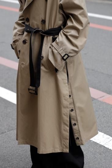 stein | シュタイン OVERSIZED DOUBLE LAPELED TRENCH COAT stein | シュタイン OVERSIZED DOUBLE LAPELED TRENCH COAT