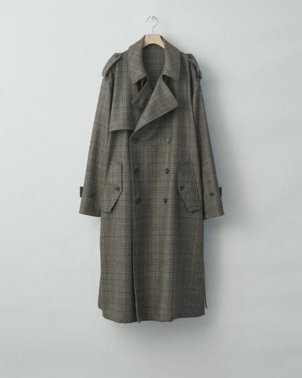 stein Oversized Contrast Trench Coat - mbear.com.br