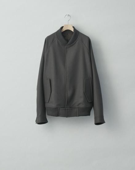 stein | シュタイン OVERSIZED MELTON STUDIUM JACKET(DARK GREY stein | シュタイン OVERSIZED MELTON STUDIUM JACKET(DARK GREY
