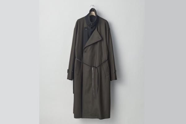 stein | シュタイン DOUBLE LAPELED DOUBLE BREASTED COAT(MILITARY