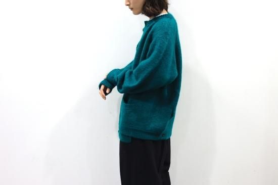stein | シュタイン KID MOHAIR CARDIGAN(GREEN) / キッドモヘア stein | シュタイン KID MOHAIR CARDIGAN(GREEN) / キッドモヘア