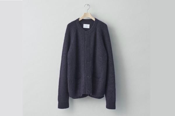 stein | シュタイン KID MOHAIR CARDIGAN(DARK PURPLE) / キッドモヘア 