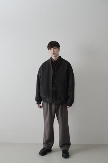 YOKE | BROKEN AWARD JACKET(CHARCOAL BROWN) | ブロークンアワード