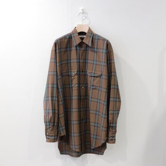 INTERIM | HYPER BIG WATER REPELLENT CHECK LONG HORN WESTERN SHIRTS ...