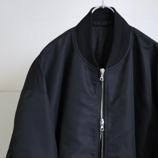 stein | シュタイン OVERSIZED FLIGHT JACKET (BLACK stein | シュタイン OVERSIZED FLIGHT JACKET (BLACK