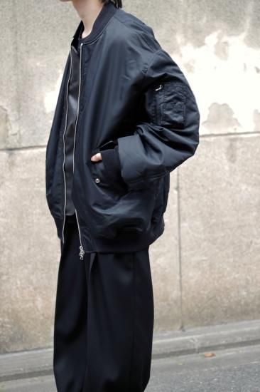stein | シュタイン OVERSIZED FLIGHT JACKET (BLACK stein | シュタイン OVERSIZED FLIGHT JACKET (BLACK