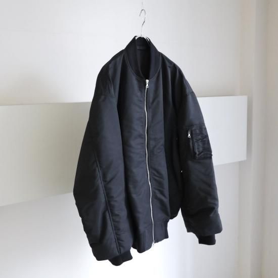 stein | シュタイン OVERSIZED FLIGHT JACKET (BLACK stein | シュタイン OVERSIZED FLIGHT JACKET (BLACK