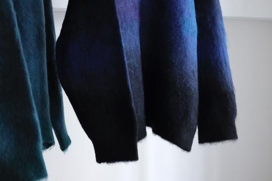 stein | シュタイン OVERSIZED GRADATION MOHAIR LS(BLACK stein | シュタイン OVERSIZED GRADATION MOHAIR LS(BLACK