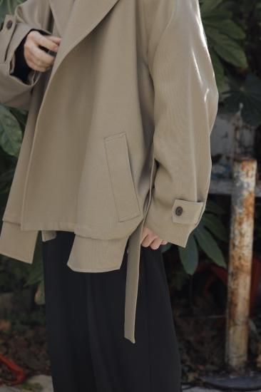 Blanc YM / Short Trench Coat(BEIGE)通販サイト - 京都取扱い店舗