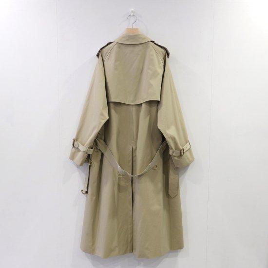 INTERIM | HYPER BIG GIZA GABERDINE TRENCH COAT(BEIGE) | ハイパー 