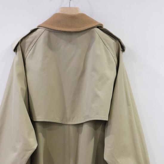 INTERIM | HYPER BIG GIZA GABERDINE TRENCH COAT(BEIGE INTERIM | HYPER BIG GIZA GABERDINE TRENCH COAT(BEIGE