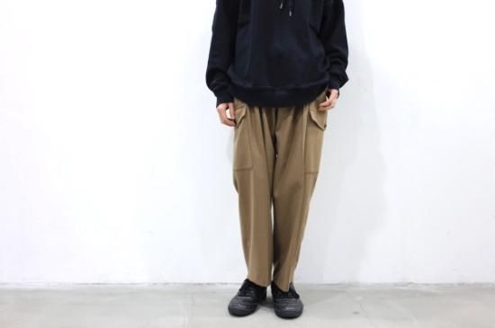 SAYATOMO / 2-Tack Flannel Cargo Pants(BEIGE) | 2タック SAYATOMO / 2-Tack Flannel Cargo Pants(BEIGE) | 2タック