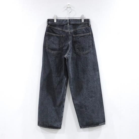 INTERIM | 40'S MIL BAGGY ZIPPED USED SHUTTLE DENIM TROUSERS INTERIM | 40'S MIL BAGGY ZIPPED USED SHUTTLE DENIM TROUSERS