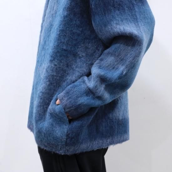YOKE | GRADATION JACQUARD CARDIGAN(OCEAN BLUE YOKE | GRADATION JACQUARD CARDIGAN(OCEAN BLUE