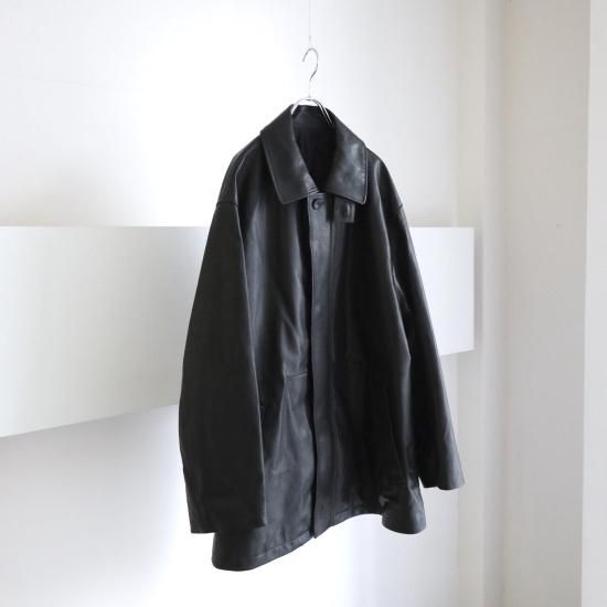 stein | シュタイン LEATHER ZIP JACKET(BLACK) / レザーカー stein | シュタイン LEATHER ZIP JACKET(BLACK) / レザーカー