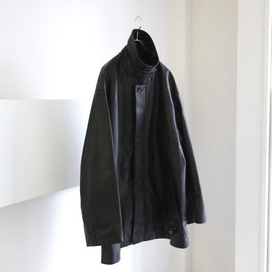 stein | シュタイン LEATHER ZIP JACKET(BLACK) / レザーカー