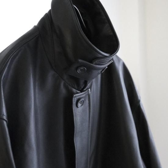 stein | シュタイン LEATHER ZIP JACKET(BLACK) / レザーカー stein | シュタイン LEATHER ZIP JACKET(BLACK) / レザーカー