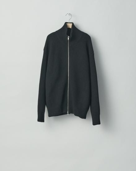 stein | シュタイン OVERSIZED DRIVERS KNIT ZIP JACKET(BLACK stein | シュタイン OVERSIZED DRIVERS KNIT ZIP JACKET(BLACK