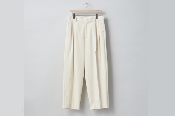 stein | シュタイン WIDE STRAIGHT TROUSERS - OW(OFF) / ワイド