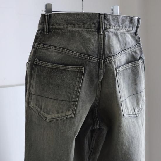 ANCELLM | アンセルム SELVEDGE TAPERED 5P DENIM PANTS(L.BLACK ANCELLM | アンセルム SELVEDGE TAPERED 5P DENIM PANTS(L.BLACK