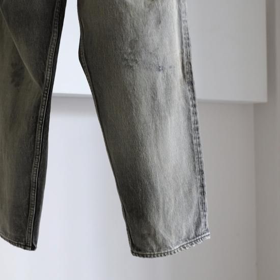 ANCELLM | アンセルム SELVEDGE TAPERED 5P DENIM PANTS(L.BLACK ANCELLM | アンセルム SELVEDGE TAPERED 5P DENIM PANTS(L.BLACK