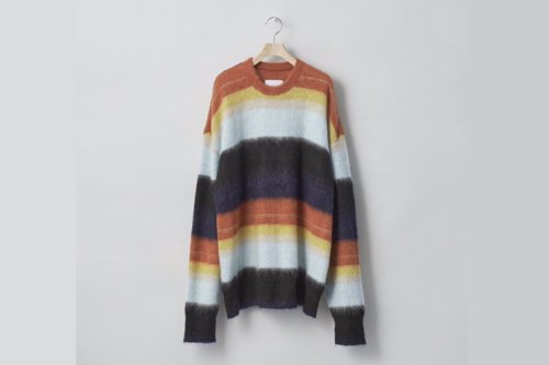 <img class='new_mark_img1' src='https://img.shop-pro.jp/img/new/icons47.gif' style='border:none;display:inline;margin:0px;padding:0px;width:auto;' />stein / COLOR COMBINATION MOHAIR LS(MULTI STRIPES)