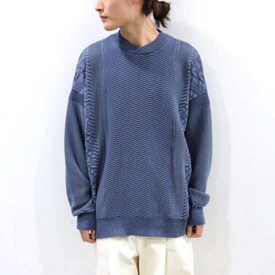 YASHIKI / Hanadoki Knit(SMOKY-BLUE) | ハナドキニット YASHIKI / Hanadoki Knit(SMOKY-BLUE) | ハナドキニット