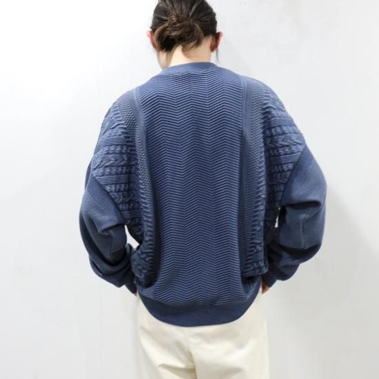 YASHIKI / Hanadoki Knit(SMOKY-BLUE) | ハナドキニット YASHIKI / Hanadoki Knit(SMOKY-BLUE) | ハナドキニット