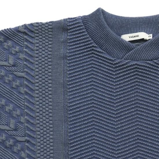 YASHIKI / Hanadoki Knit(SMOKY-BLUE) | ハナドキニット YASHIKI / Hanadoki Knit(SMOKY-BLUE) | ハナドキニット