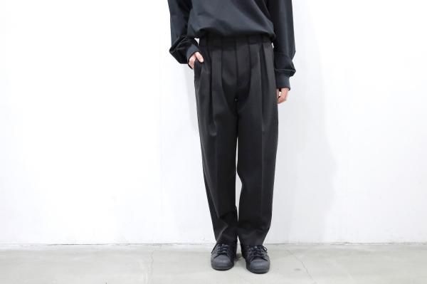 stein | シュタイン DOUBLE WIDE TROUSERS(DARK CHARCOAL) / ダブル ...