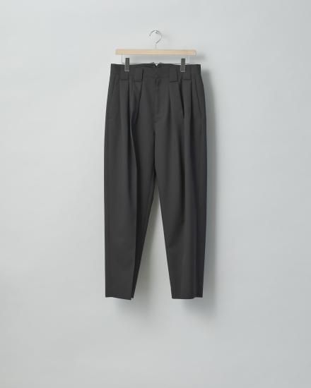 stein | シュタイン DOUBLE WIDE TROUSERS(DARK CHARCOAL stein | シュタイン DOUBLE WIDE TROUSERS(DARK CHARCOAL