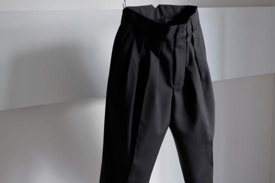 stein | シュタイン DOUBLE WIDE TROUSERS(DARK CHARCOAL stein | シュタイン DOUBLE WIDE TROUSERS(DARK CHARCOAL