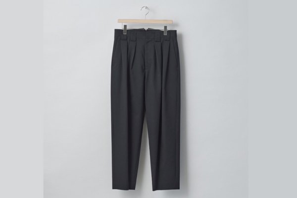 stein | シュタイン DOUBLE WIDE TROUSERS(BLACK) / ダブルワイド