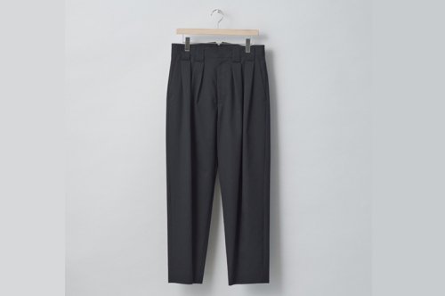 <img class='new_mark_img1' src='https://img.shop-pro.jp/img/new/icons2.gif' style='border:none;display:inline;margin:0px;padding:0px;width:auto;' />stein / DOUBLE WIDE TROUSERS(BLACK)
