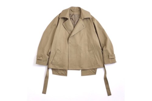 <img class='new_mark_img1' src='https://img.shop-pro.jp/img/new/icons2.gif' style='border:none;display:inline;margin:0px;padding:0px;width:auto;' />Blanc YM / Short Trench Coat(BEIGE)