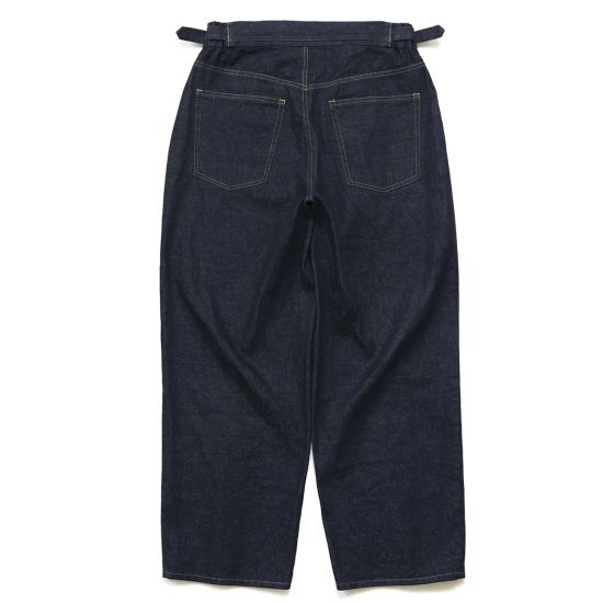 SAYATOMO / 2-Tack Denim Trousers(INDIGO-BLUE) | 2タックデニムトラウザーズ(インディゴブルー)  通販サイト - 京都取扱い店舗 ATTEMPT / アテンプト