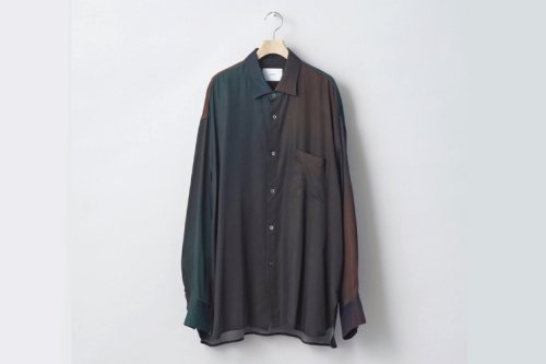 <img class='new_mark_img1' src='https://img.shop-pro.jp/img/new/icons2.gif' style='border:none;display:inline;margin:0px;padding:0px;width:auto;' />stein / OVERSIZED CUPRO LS SHIRT(GRADATION)