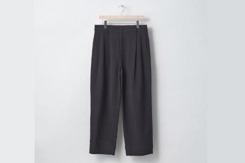 <img class='new_mark_img1' src='https://img.shop-pro.jp/img/new/icons47.gif' style='border:none;display:inline;margin:0px;padding:0px;width:auto;' />stein / GRADATION PLEATS TWO TUCK TROUSERS(BLACK)