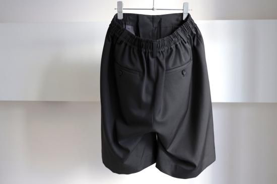 stein | シュタイン WIDE EASY SHORT TROUSERS(SHADE CHARCOAL