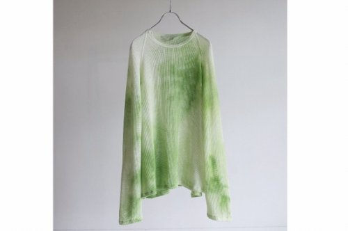 <img class='new_mark_img1' src='https://img.shop-pro.jp/img/new/icons2.gif' style='border:none;display:inline;margin:0px;padding:0px;width:auto;' />ANCELLM / DYED MESH LS T-SHIRT(PISTACHIO)