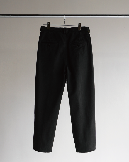 ANCELLM | アンセルム PAINT CHINO TROUSERS(BLACK) / ペイント ANCELLM | アンセルム PAINT CHINO TROUSERS(BLACK) / ペイント