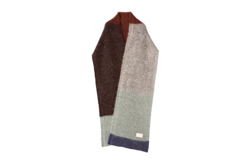 <img class='new_mark_img1' src='https://img.shop-pro.jp/img/new/icons2.gif' style='border:none;display:inline;margin:0px;padding:0px;width:auto;' />YOKE / MOHAIR BORDER LONG STOLE(BROWN)