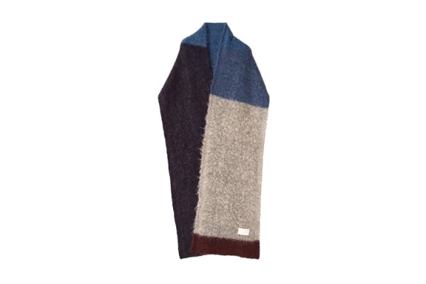 YOKE | MOHAIR BORDER LONG STOLE(PURPLE) | モヘアボーダーロングストール(パープル)通販サイト -  京都取扱い店舗 ATTEMPT / アテンプト