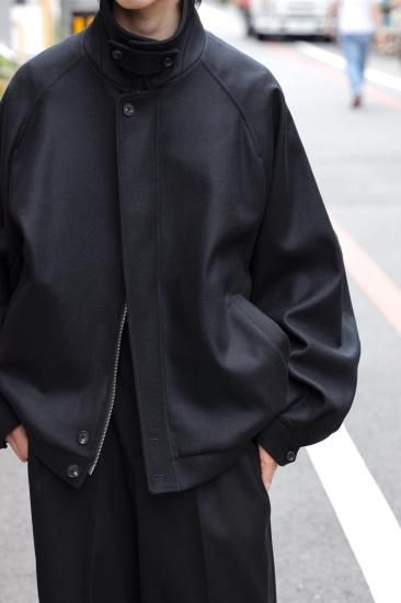 stein | シュタイン OVERSIZED MELTON HARRINGTON ZIP JACKET stein | シュタイン OVERSIZED MELTON HARRINGTON ZIP JACKET