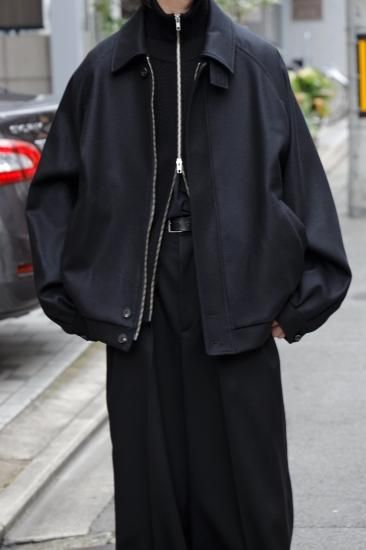 stein | シュタイン OVERSIZED MELTON HARRINGTON ZIP JACKET stein | シュタイン OVERSIZED MELTON HARRINGTON ZIP JACKET