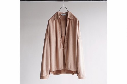 <img class='new_mark_img1' src='https://img.shop-pro.jp/img/new/icons2.gif' style='border:none;display:inline;margin:0px;padding:0px;width:auto;' />ANCELLM / VEGAN LEATHER SKIPPER SHIRT(D.PINK) 