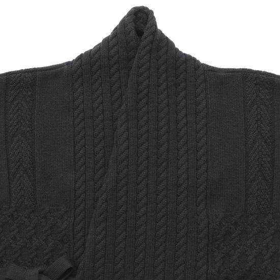 YASHIKI / Ginrei Knit Coat(BLACK) | ギンレイニットコート YASHIKI / Ginrei Knit Coat(BLACK) | ギンレイニットコート