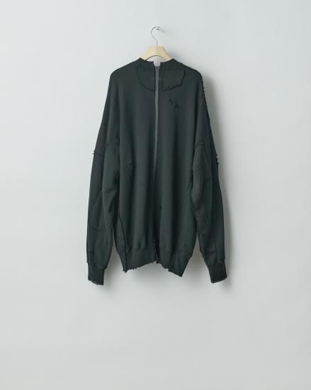 stein | シュタイン OVERSIZED RECONSTRUCTION SWEAT LS(BLACK stein | シュタイン OVERSIZED RECONSTRUCTION SWEAT LS(BLACK
