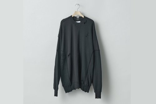 <img class='new_mark_img1' src='https://img.shop-pro.jp/img/new/icons2.gif' style='border:none;display:inline;margin:0px;padding:0px;width:auto;' />stein / OVERSIZED RECONSTRUCTION SWEAT LS(BLACK)