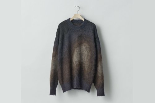<img class='new_mark_img1' src='https://img.shop-pro.jp/img/new/icons2.gif' style='border:none;display:inline;margin:0px;padding:0px;width:auto;' />stein / GRADATION MOHAIR KNIT LS(CAMEL NAVY GRADATION)